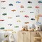 Watercolor Classic Car Wall Stickers, Retro Racecar Off-Road Vehicle Vinyl Wall Decals (Watercolor)